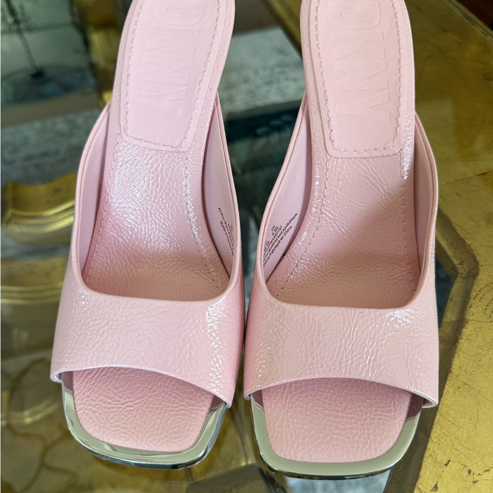 DKNY Light Pink Heeled Sandals unworn